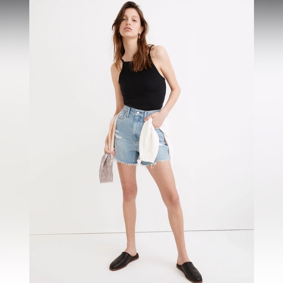 Madewell The Momjean Short in Lansdale Wash 25 8 - Picture 2 of 8